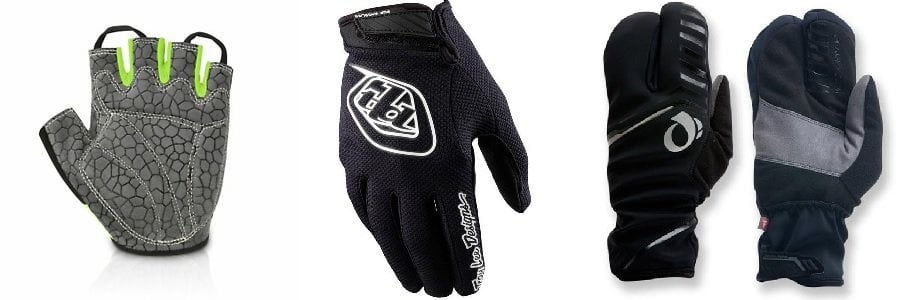 Different types of Mountain Bike gloves