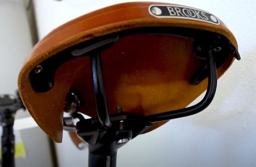 Steel-made rails of Brooks Saddles