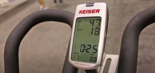 A High-end Spin bike console