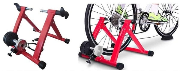 Magnetic bike trainer