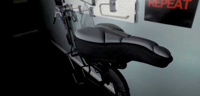 make stationary bike seat more comfortable