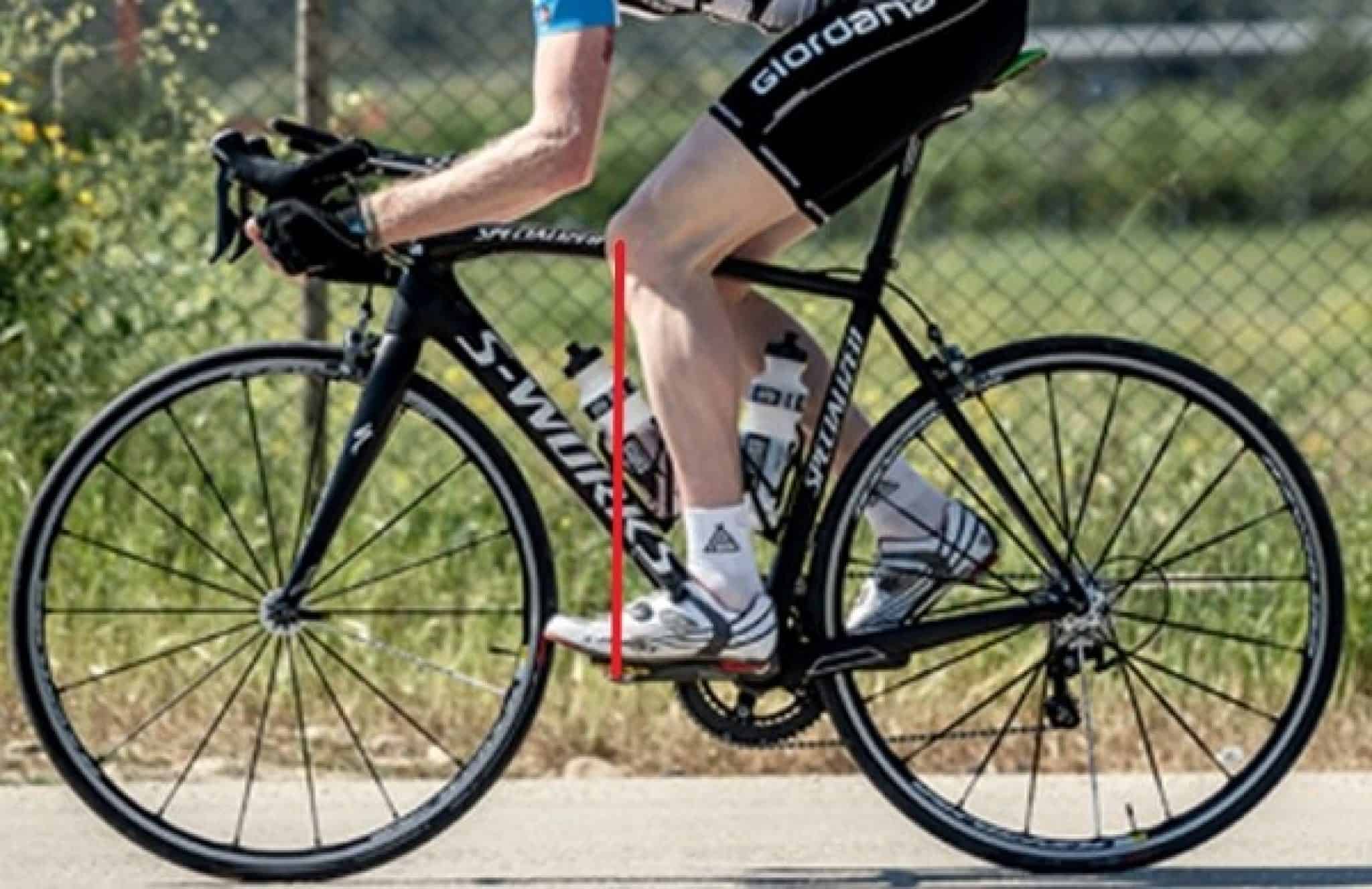 knee over pedal spindle