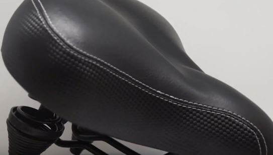 Overweight bikers should use wide comfortable saddles