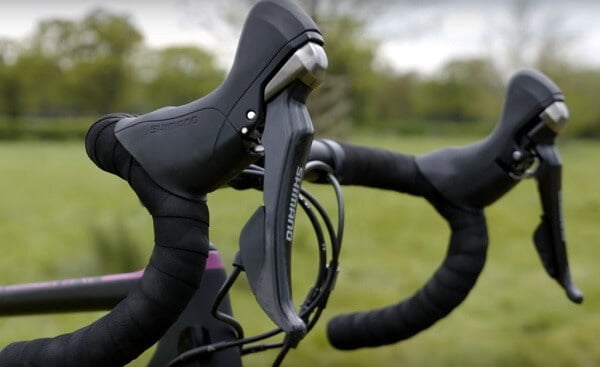 Road bike brake levers and gear shifters