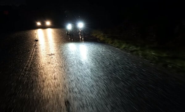 Nighttime riding