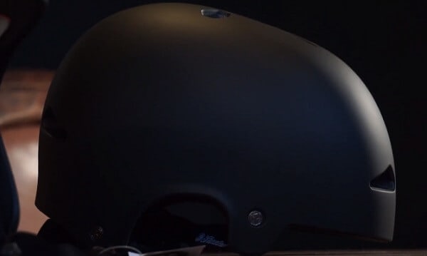 Open face BMX helmet
