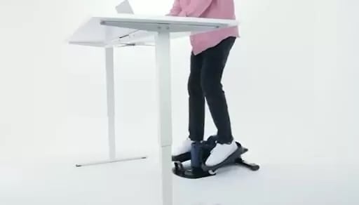 Standing use of elliptical