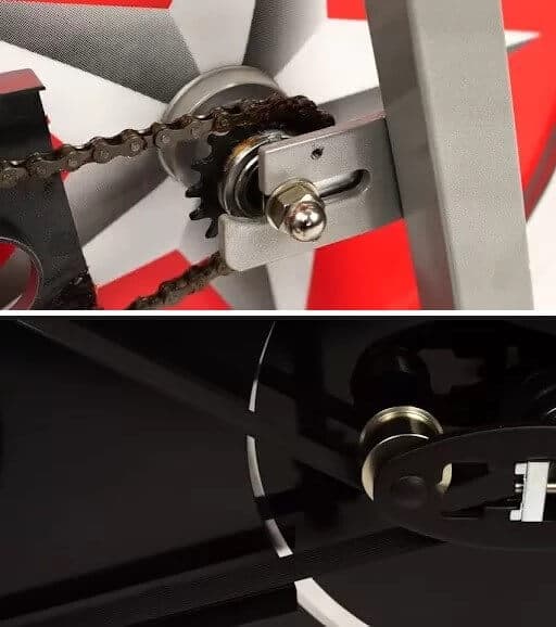 Chain drive and belt drive