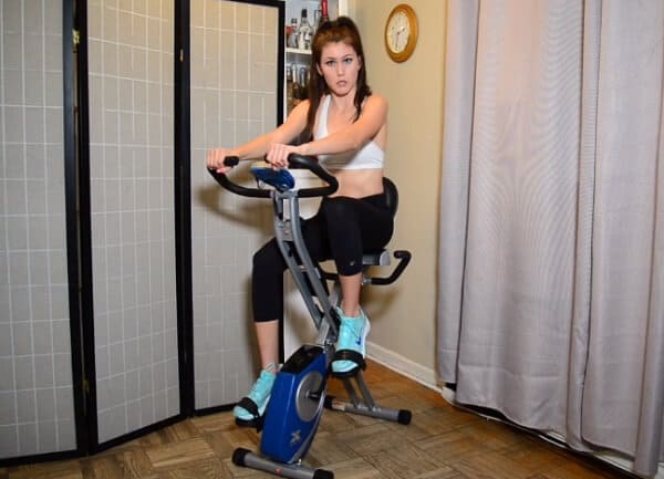 Folding exercise bikes are easy to use