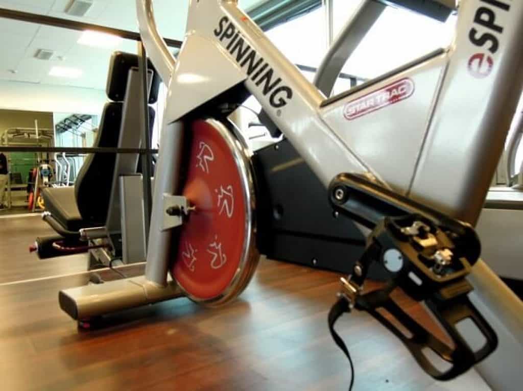 spin bike flywheel size