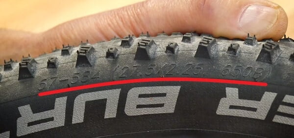 Tire sizing