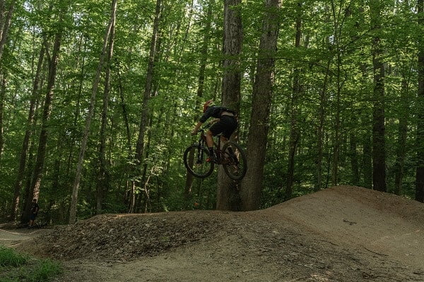 Mountain biking