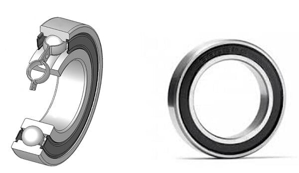 Sealed cartridge bearing