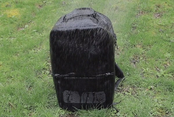 Water resistant backpack